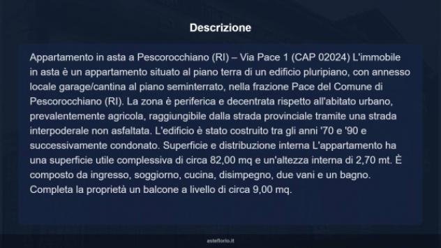 Immobile in asta di 105 m², box auto in vendita a Pescorocchiano - Foto 17