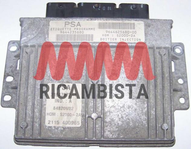 9644625680-00 9644235680 Peugeot 206 1.4 centralina motore Sagem