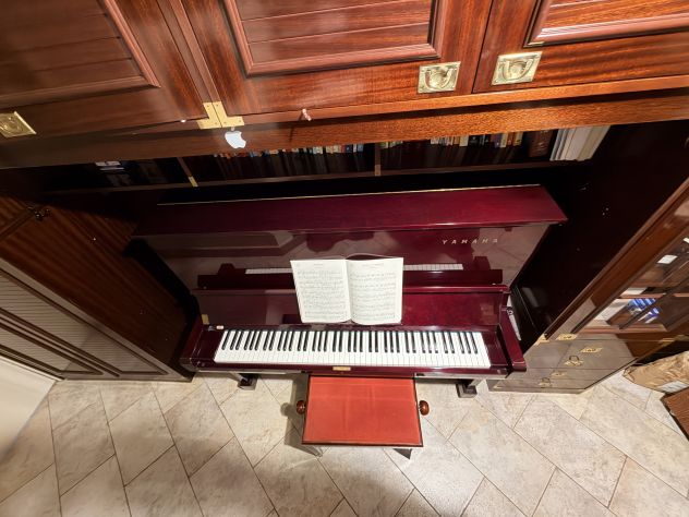 Raro Pianoforte verticale Yamaha U3 bordeaux - Foto 2