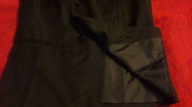 Gilet nero irregolare Tg M - NUOVO - Foto 2