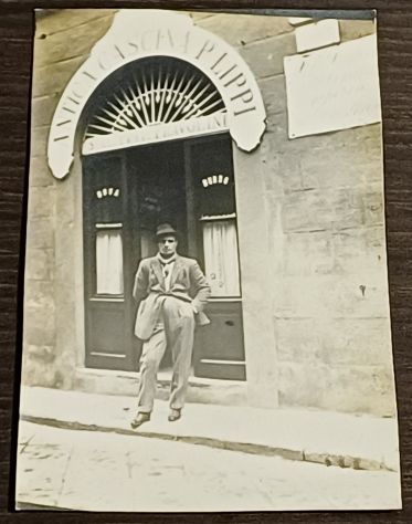 Cartolina d'epoca Antica Cascina P. LIPPI, Via delle Caldaie Firenze. - Foto 3