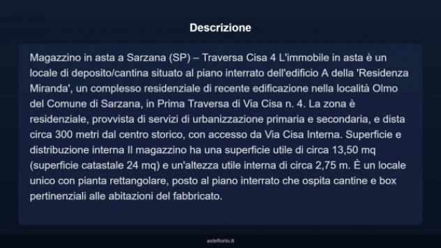 Immobile in asta di 13 m² in vendita a Sarzana - Foto 4