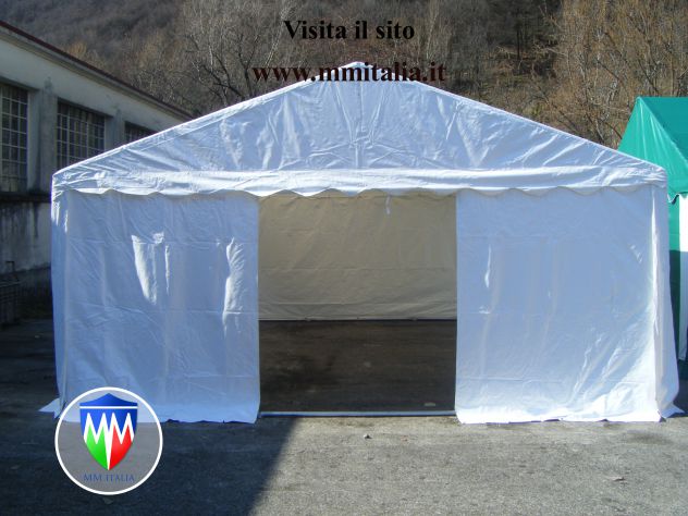 Tendoni per Eventi Pubblici 5 x 6 Mt, telo in pvc Ignifugo - Foto 4