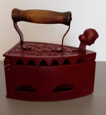 Ferro da stiro antico a carbone in ghisa – Fine '800 / Primi '900 - Foto 3
