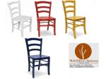 Sedie Colorate Trento Arredamento Ristorante Bar Pizzeria Nuove Non Usate