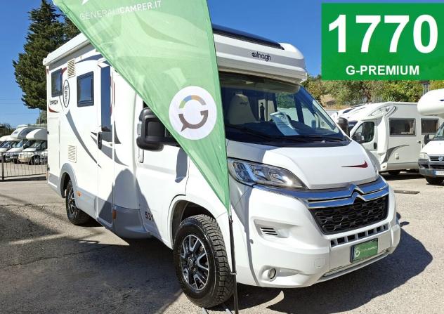 CAMPER ELNAGH CITROEN SEMINTEGRALE GARAGE SEMDINETTE LETTO BASCULANTE CLIMATIZZATORE FOTOVOLTAICO CAMPEGGIO USATI GENERALI 1770
