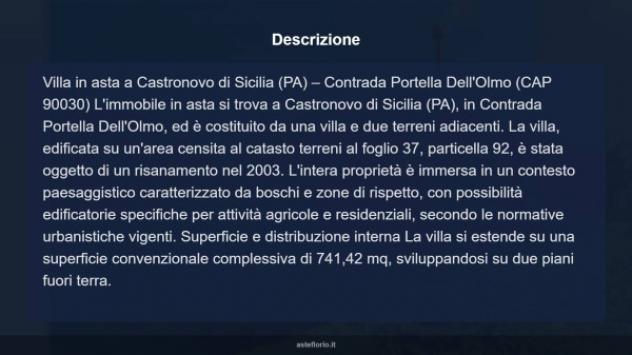 Immobile in asta di 741 m² con più di 5 locali in vendita a Castronovo di Sicilia - Foto 15