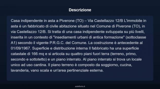 Immobile in asta di 166 m² con più di 5 locali in vendita a Piverone - Foto 12