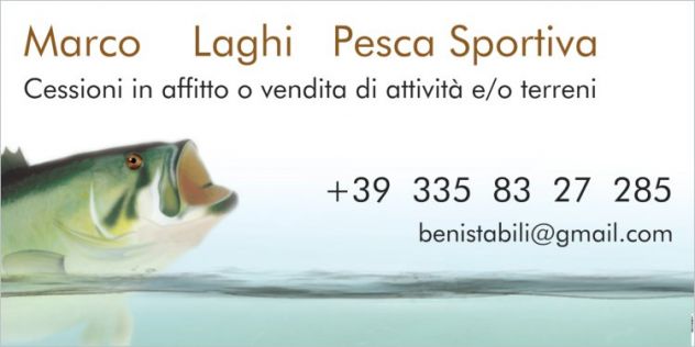Lago pesca sportiva e ristorante molto capiente ed accogliente