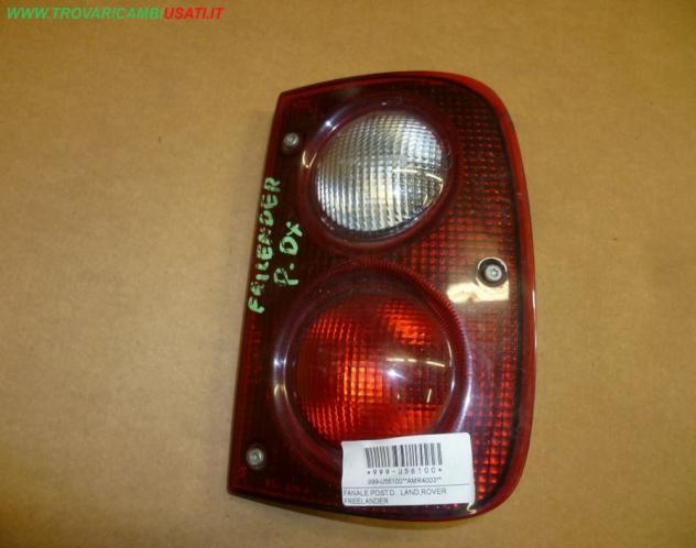 FANALE POST.D. LAND ROVER FREELANDER  Parti elettriche  Fanaleria  Fanali  Fanale post. sx. LAND ROVER - FREELANDER - 01-12-2000 - 01-10-2003