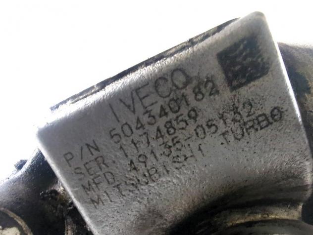 504340182 TURBINA TURBOCOMPRESSORE FIAT DUCATO 2.3 D 88KW 6M 2P (2011) RICAMBIO USATO - Foto 4