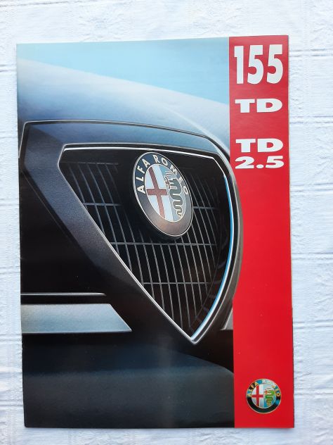 ALFA 155 TD 2.5 DEPLIANT OTIGINALE