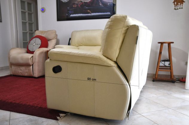 Divano in vera pelle. - Foto 4