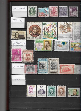 1937/1992 N 25 FRANCOBOLLI NUOVI E USATI SOTTODESCRITTI