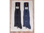 2 PAIA DI CALZE NUOVE LUNGHE 3/4 DA UOMO DI LUSSO FIRMATE”V.K. NAGRANI”MADE IN I