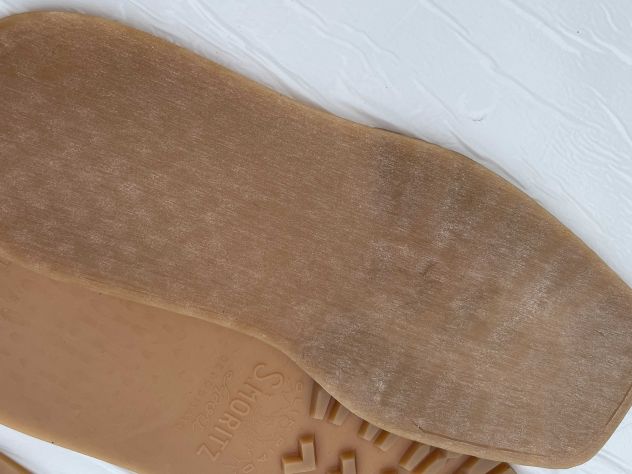 H10 Suola in gomma naturale disegno carrarmato  45/46 – 2 PAIA - Foto 6