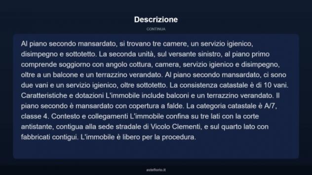 Immobile in asta di 190 m² con più di 5 locali in vendita a Roma - Foto 6