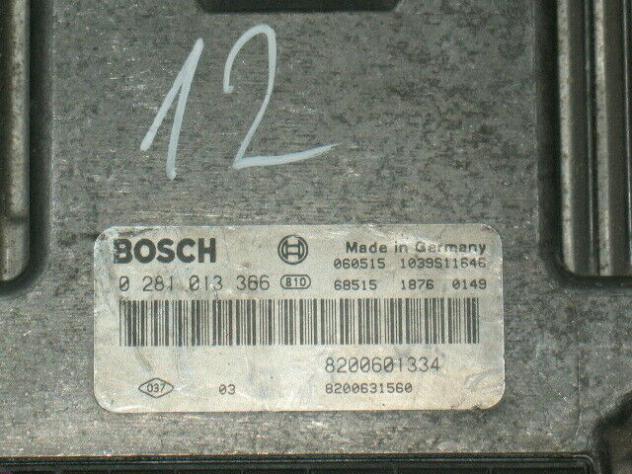 0281013366 ECU SCENIC 1.9 DCI EDC16C3 0281013366 8200601334 8200631560 - Foto 4