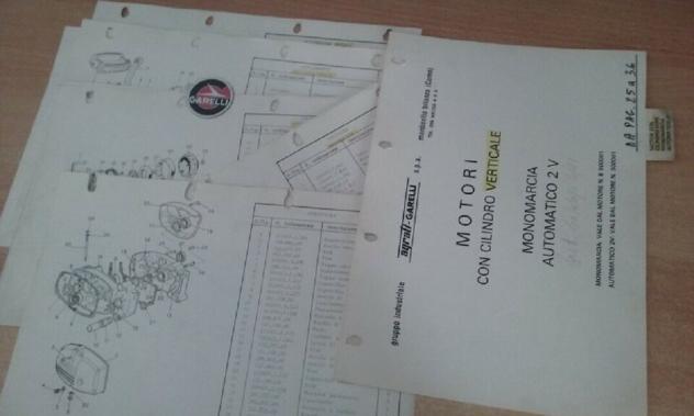 Catalogo Garelli motori cilindro verticale Mono Auto 2V GR