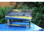 BARBECUE PORTATILE IN ACCIAIO INOX LARGHEZZA 60CM