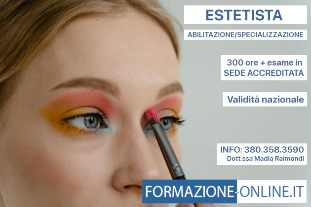 ABILITAZIONE ESTETISTA/DIRETTORE TECNICO 300 ORE - NAPOLI