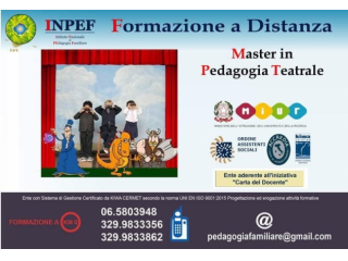 Master in Pedagogia Teatrale