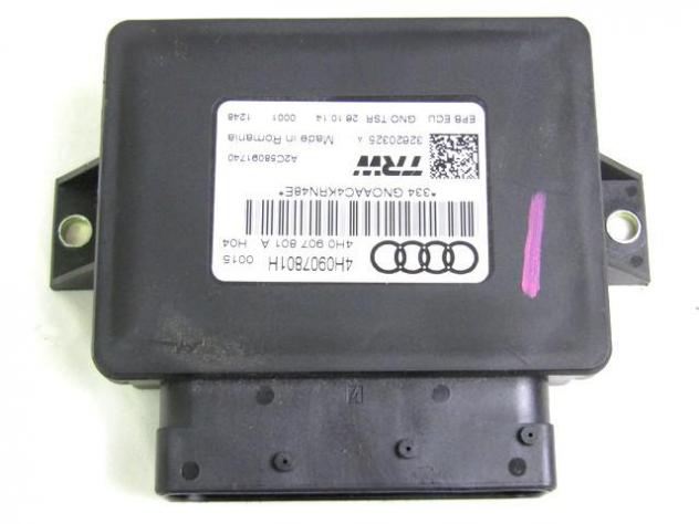 4H0907801H CENTRALINA FRENO DI STAZIONAMENTO A MANO ELETTRICO AUDI A6 C7 SW 2.0 D 4X4 140KW AUT 5P (2014) RICAMBIO USATO