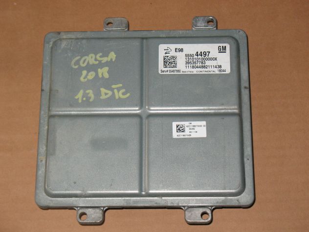 55504497 ECU CENTRALINA MOTORE OPEL CORSA 1.3 E98 55504497 55504497 - Foto 3
