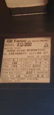 FANUC GE servomotor mod.&12/2000 - Foto 3
