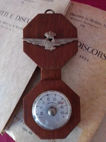 Aquila WW2 raro termometro anni 30/40 aviazione ventennio