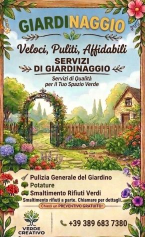 Impresa Giardinaggio! smaltimento verde Piccoli traslochi! FINESTRE IN PVC...