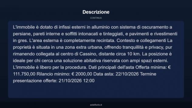 Immobile in asta di 190 m² con più di 5 locali in vendita a Cassino - Foto 12