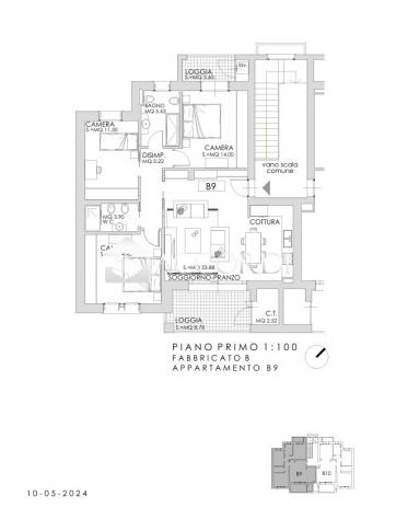 APPARTAMENTO di 6 vani e di 120 mq (SUSEGANA) rif. JS009_6 - Foto 13