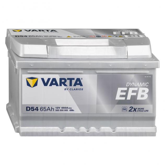 Batteria VARTA 565500065 (D54) DYNAMIC EFB 65 Ah 12 V 650 A Start-Stop