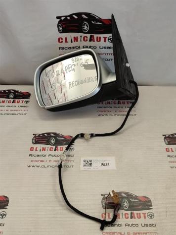 SPECCHIETTO RETROVISORE SINISTRO VOLKSWAGEN Touareg 1° Serie 010714 12FILI 2 FILI AYH (0206)