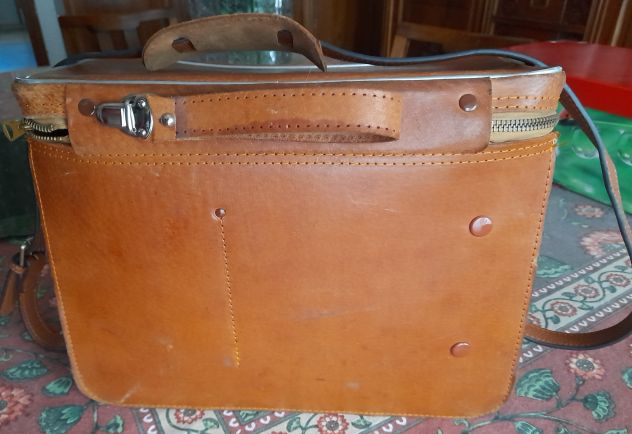 borsa foto in pelle  con scomparti - Foto 7