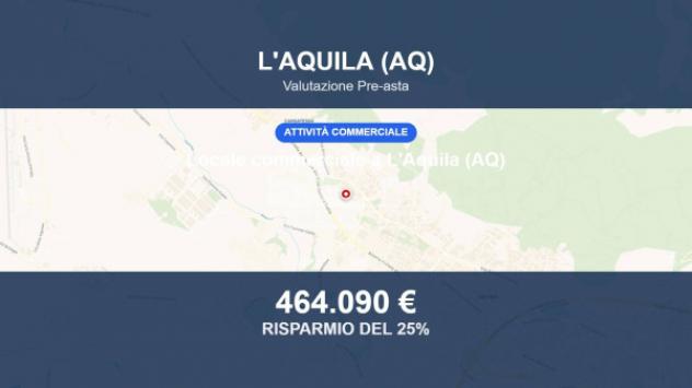 Immobile in asta di 405 m² in vendita a L'Aquila