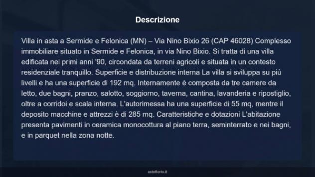 Immobile in asta di 192 m² con più di 5 locali e box auto in vendita a Sermide e Felonica - Foto 18