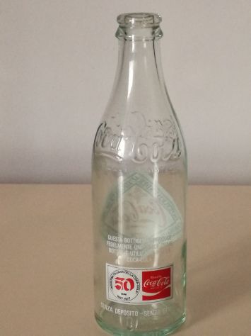 Bottiglietta Coca Cola celebrativa dei 50 anni in Italia - Foto 2