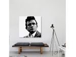 Quadro Dipinto a mano pop art Johnny Cash