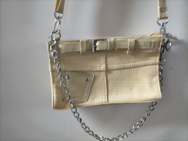 Borsetta beige con tracolla - Foto 4