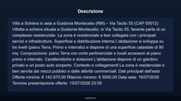 Immobile in asta di 90 m² in vendita a Guidonia Montecelio - Foto 4