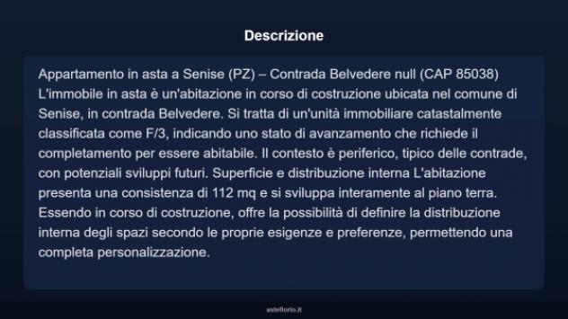 Immobile in asta di 112 m² in vendita a Senise - Foto 7