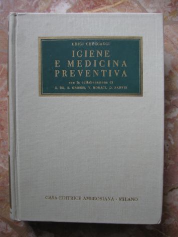 IGIENE E MEDICINA PREVENTIVA (x fac. Medicina)