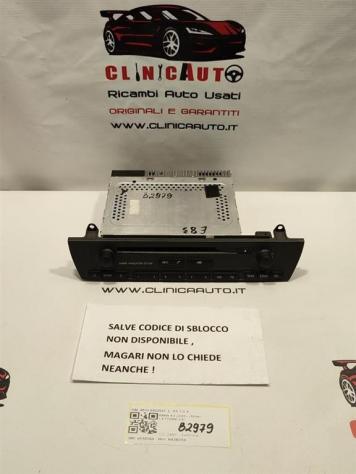 LETTORE CD BMW X3 1° Serie 6512 6932547 901230000347 N52B25A (0410)