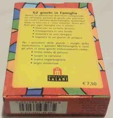 52 giochi in famiglia carte di Lynn Gordon Ed.Magazzini Salani, 2016 nuovo - Foto 2