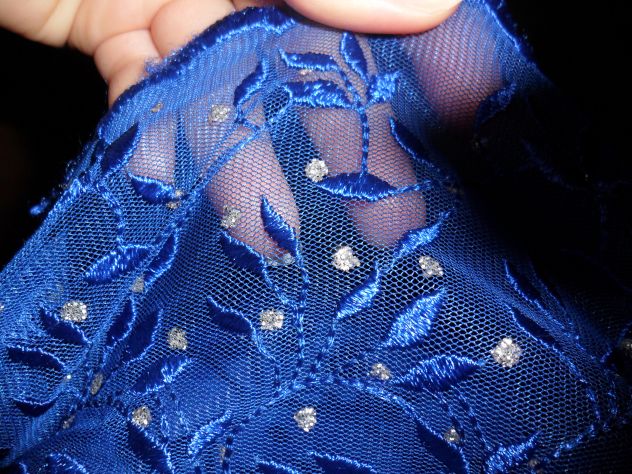 Vestito donna sera blu long dress woman corsetto - Foto 4