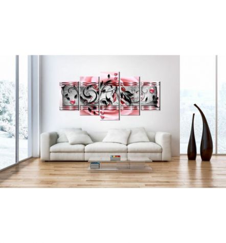 Quadro Estroverso Rosso Cm.100x50 E 200x100 ARREDALACASA - Foto 2