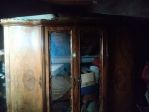 Armadio con specchio in legno