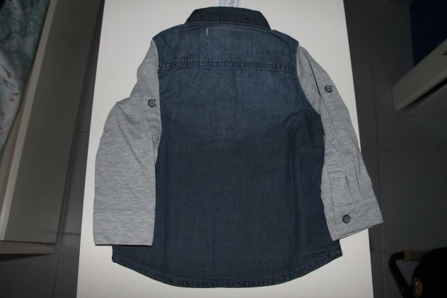 Camicia jeans 12 Mesi maschio nuova mai usata - Foto 2